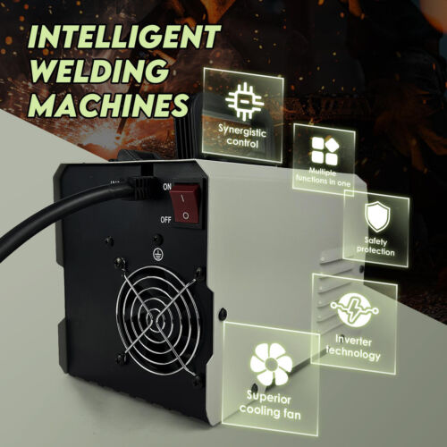 Soldadora MIG sin gas, 120A, 110 V, MIG/Lift TIG/Stick máquina de soldadura - Imagen 11 de 12