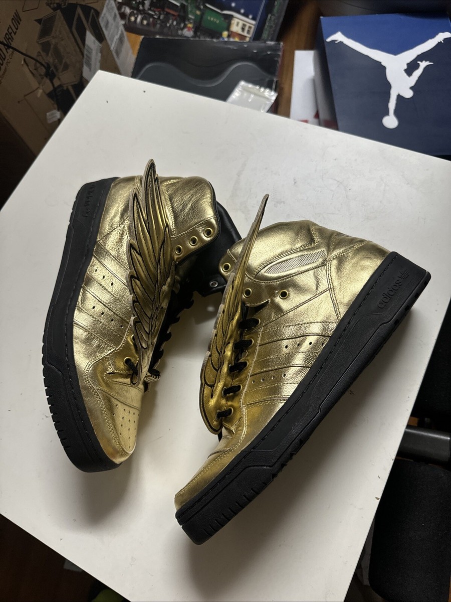 Adidas Jeremy Scott Js 1.0 Wings Metallic Gold Sz 11.5 | eBay
