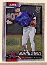 BLAZE ALEXANDER 2026 Topps Series 1 #6 Arizona Diamondbacks Holofoil