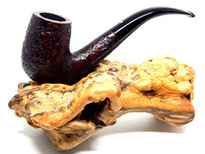 DUNHILL 1965 SHELL BRIAR SWAN NECK BENT BILLIARD SHAPE 120 ESTATE PIPE