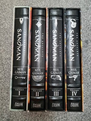 The Absolute Sandman Volume 1, 2,3, 4 Slipcase Graphic Novel Vertigo Neil Gaiman