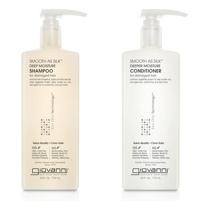 GIOVANNI HAIR CARE Giovanni Smooth as Silk Deeper Moisture Shampoo & Conditioner