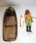 BIG JIM MATTEL  ACTION FIGURES "  PIRATE  + BOAT     "     NICE FIGURE SET !