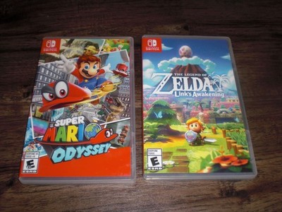 Super Mario Odyssey ４本セット Legend Of Zelda Link's Awakening + Super Mario Odyssey 4 Nintendo