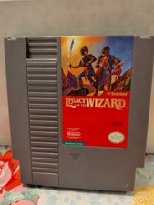 Legacy of The Wizard Nintendo NES Tested Working Cart Only Authentic Clean Pins