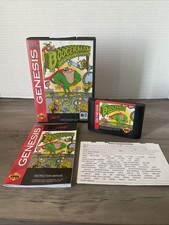 BOOGERMAN A PICK AND FLICK ADVENTURE 1994 SEGA GENESIS VIDEO GAME COMPLETE!