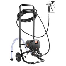 750W 3000PSI Airless Paint Sprayer with Cart, Low Maintenance Design
