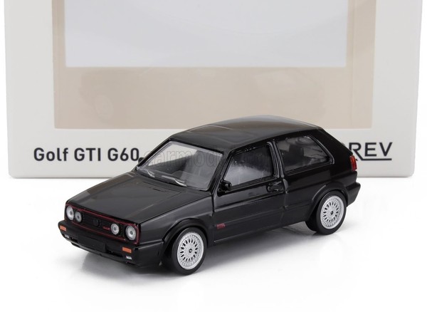 Norev 1/43 Volkswagen Golf GTI G60 1990 Schwarz Statisches Modell Diecast-image