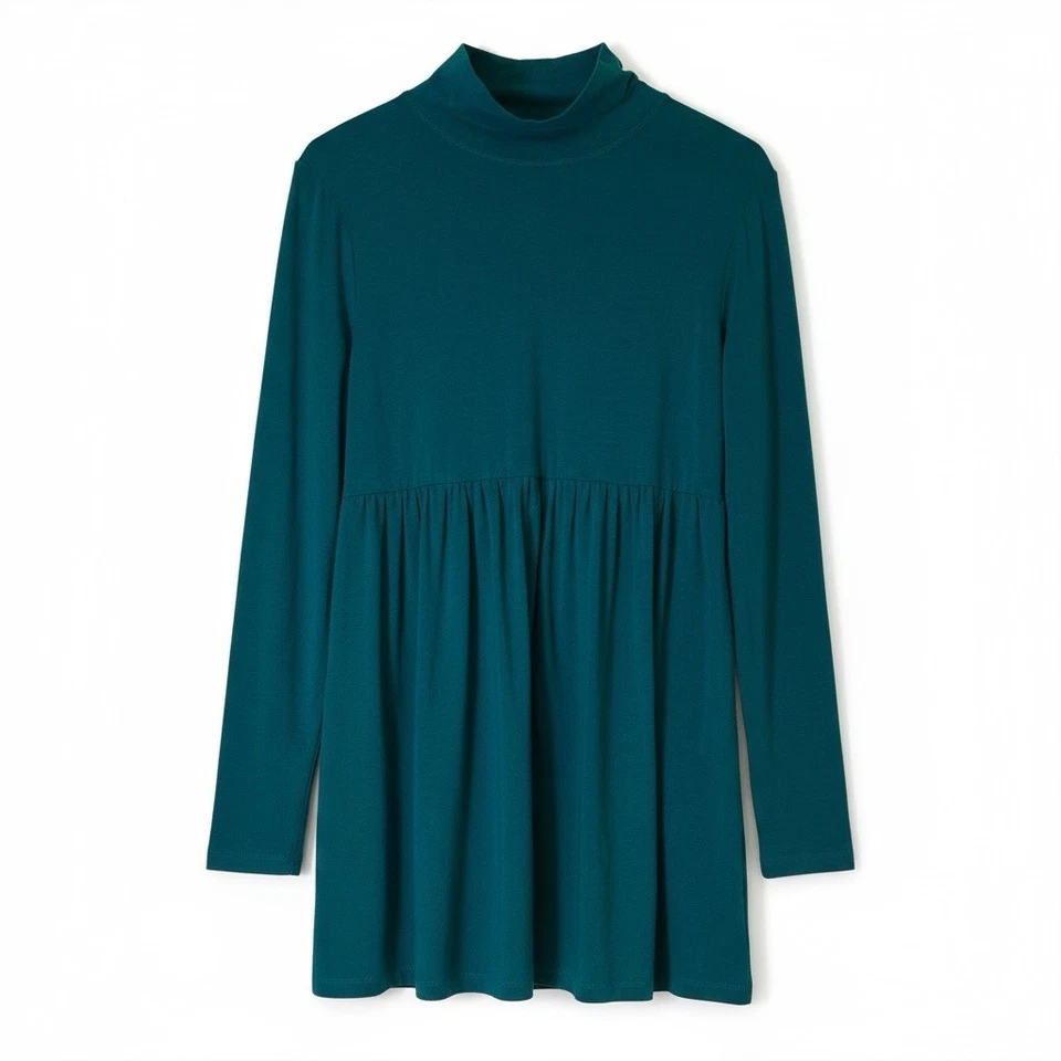 Vestido tejido manga larga Sahalie, verde, para mujer talla M Foto 3 de 4