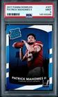 2017 Panini Donruss - Rated Rookie Patrick Mahomes II #327 (RC)