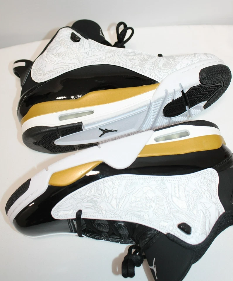 (NUEVO/SIN USAR) Jordan Dub Zero (TALLA:9) (Negro/Metálico-Dorado-Blanco)(311046-005) Foto 2 de 4