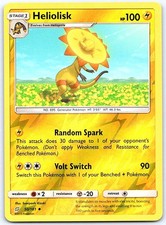 Heliolisk 50/181 Uncommon Team Up Pokemon Reverse Holo Near Mint
