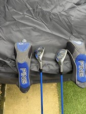 Ping G5 Hybrids - 19 & 25 Degrees. Hi Launch with graphite shafts & Headcovers.