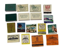 Kentucky Lot of 17 Vintage Matchbook Covers Riverview Room Dudley's