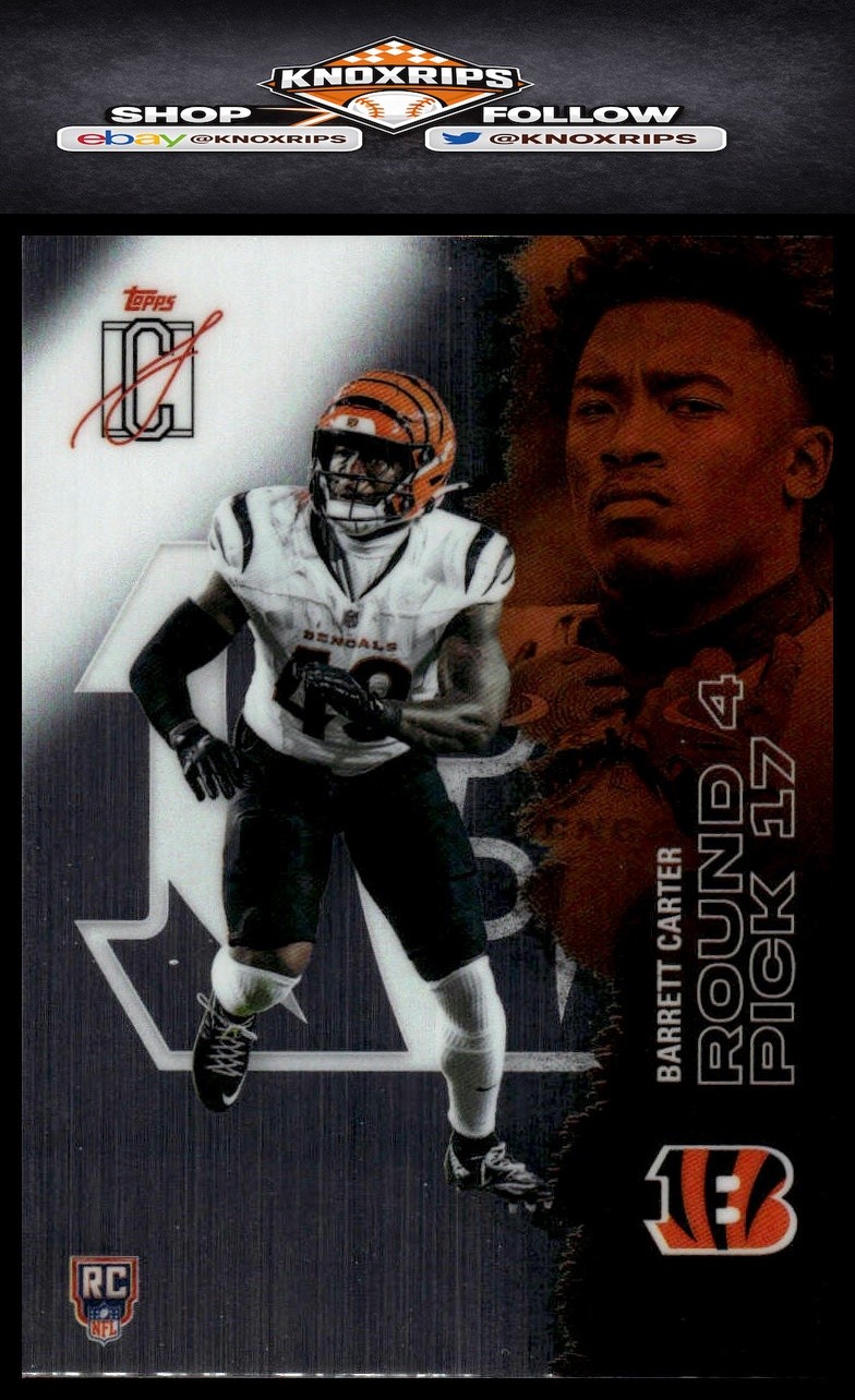 2025 Topps Signature Class #199 Barrett Carter Chrome Silver Refractor #/275