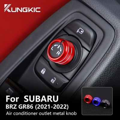 Side Air Vent Outlet Cover Aluminum Blue Black Red For Subaru BRZ GR86 2021-2026