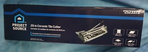 NEW Project Source 20in Ceramic/Porcelain Tile Cutter Kit #2523372