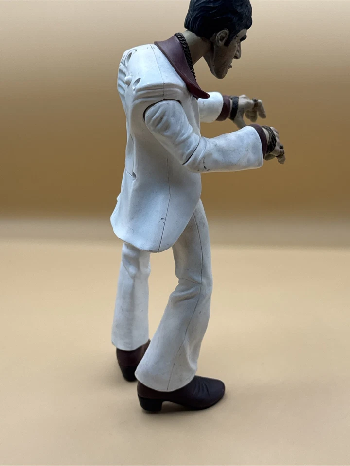 "Figura de colección Scarface 2004 Mezco Talking Posable 10"" The Player Tony Montana FUNCIONA" Foto 4 de 4