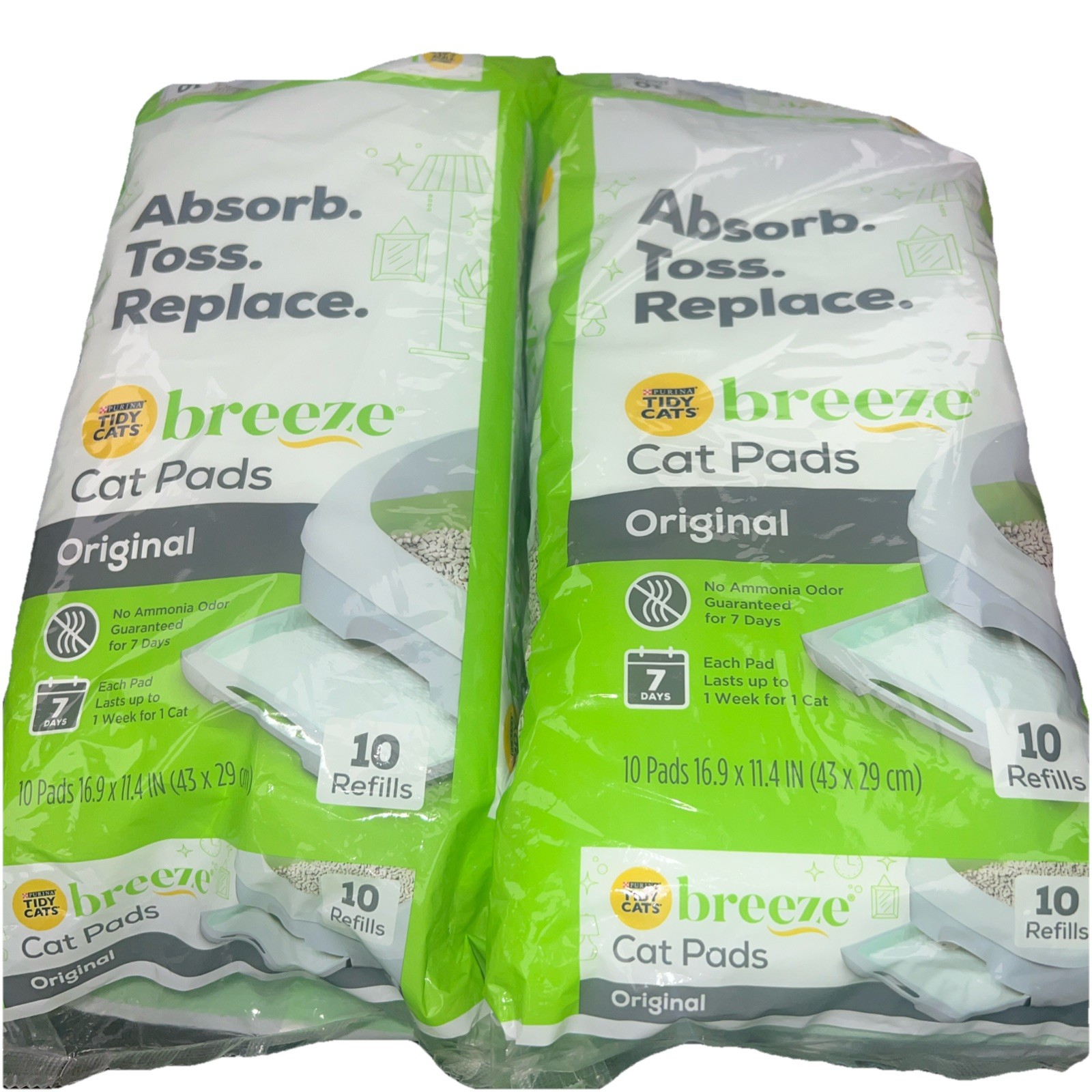 Purina Tidy Cats Breeze Litter System Cat Pad Refills, Breez