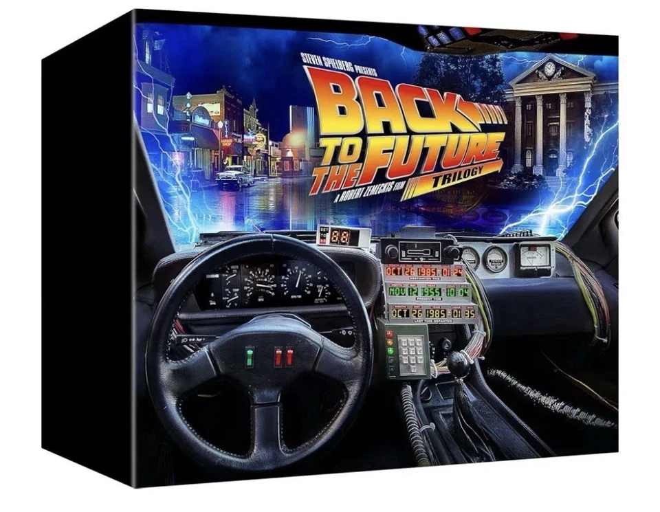 Back to the Future 40th Anniversary 4K Trilogy Steelbook Gift Set New - Image 3 of 4