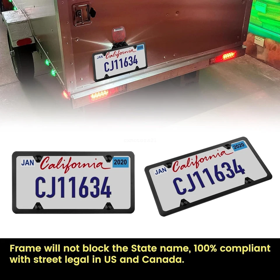 Soporte de matrícula de acero inoxidable universal para Polaris Ranger Sportman RZR Foto 3 de 4