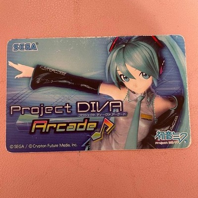 Project DIVA Arcade ゲームカード SEGA Project DIVA Arcade Aime Card Hatsune Miku Single Card | eBay
