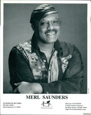 Merl Saunders Piano B-3 Hammond Organ On Sumertone Musician 8X10 News Photo