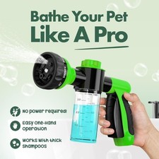 Soap  Shampoo Dispenser for Pet Wash and Garden Hose Sprayer Nozzle