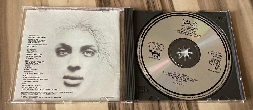 Billy Joel - Piano Man (CD, CBS, Made in Austria), frühe Pressung, rar! - Bild 2 von 4