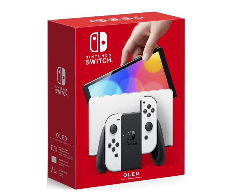 Nintendo Switch - OLED Model with White Joy-Con