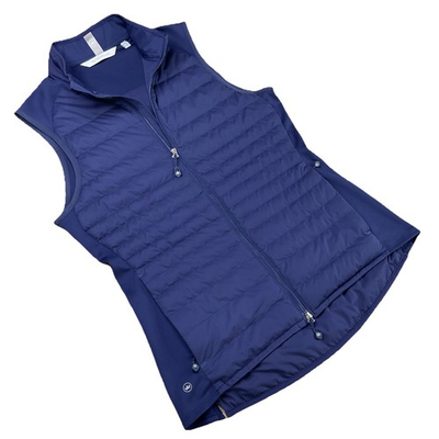#ad Peter Millar x PNC Bank Vest Jacket Fuse Elite Quilted Golf Performance Women M $39.99