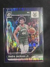 2024-25 Donruss Optic #1 Andre Jackson Jr. Purple Shock Bucks