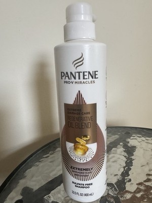Pantene Pro-V Miracles Extreme Damage Care Sulfate-Free Shampoo Argan 13.5 fl oz