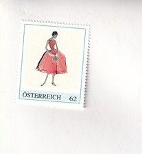 &Ouml;STERREICH Briefmarke PM MODE 50er Jahre KLEID Jugendlich Zeichnung postfrisch
