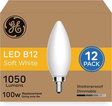 Ultra Bright LED Light Bulbs 100W Soft White Candle Lights Frosted Decorative