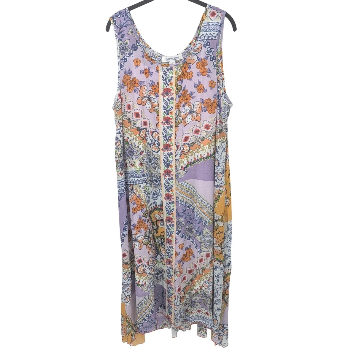 chinese dress ladies Vintage 1980s-1990s Coldwater Creek Lilac Lilen Maxi Dress