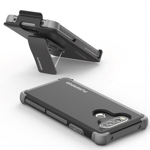 PureGear Noir Dualtek Extrême Robuste Étui + Clip Ceinture Hip Étui Pour LG V20 - Photo 5 sur 6