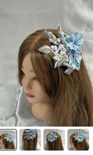 Flower Fascinator Mother Of Bride Groom Wedding Guest Ascot Hat Hairpiece Band