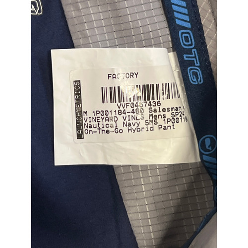 Jogger homme neuf Vineyard vines on the go taille M bleu marine skinny slim leg solid - Photo 7 sur 7