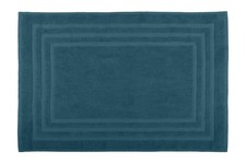 Tapis de Bain Taille 45x70 cm 100% Coton Bio Couleur Petrole Modèle BTA916006
