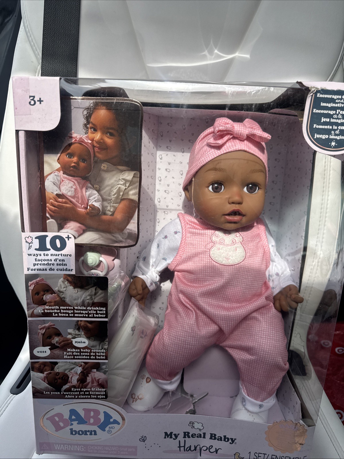 Baby Born My Real Doll &ldquo;Harper&rdquo;Light Brown Eyes: Realist