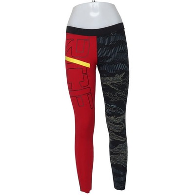 Reebok Crossfit, Sportleggings, Größe: M, Rot/Schwarz/Mehrfarbig, Sonstiges #5Lh