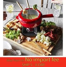 8-inch, Fondue Set, cherry....(zw)