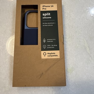 Atom Studios iPhone Case with Magsafe for Apple iPhone 14 Pro Blue Aluminum