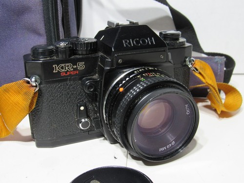 Ricoh KR-5 Super 35mm SLR Film Camera with Vivitar & Sigma UC Zoom Lens 70-210mm - Picture 3 of 14