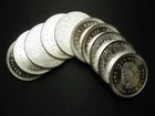 ONE OUNCE U.S. SILVER ROUND LOT MIXED TYPE .999 FINE GROUP OF 16 TOTAL OUNCES