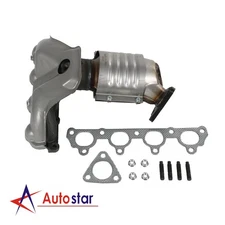 Exhaust Manifold With Integrated Catalytic Converter For Honda Civic 1996-2000
