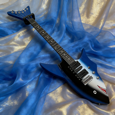 #ad Jay Turser Shark Electric Guitar Blue Burst 6 String HSH Pickup Solid Body $229.12