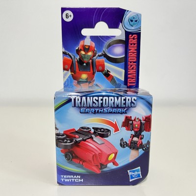 New TRANSFORMERS EARTHSPARK ''TERRAN TWITCH'' Hasbro Mini Figure NEW In Box
