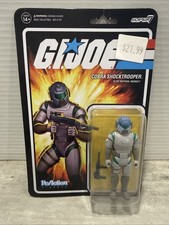 Super7 G.I. Joe ReAction Cobra Shocktrooper with Rifle B Figure 3.75
